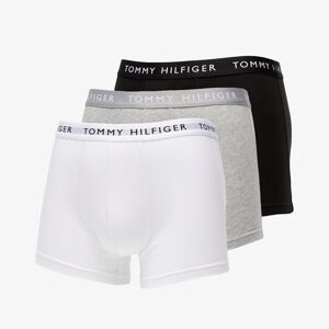 Tommy Hilfiger 3 Pack Trunks Grey Heather/ White/ Black