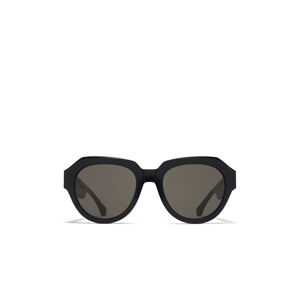 MYKITA x Maison Margiela Grey Solid Sunglasses Raw Black