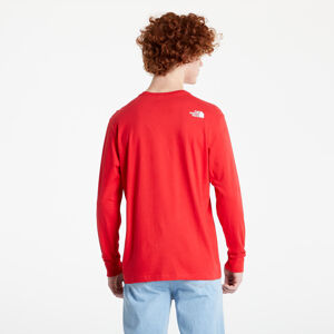 The North Face Boruda Long Sleeved Tee Tnf Red