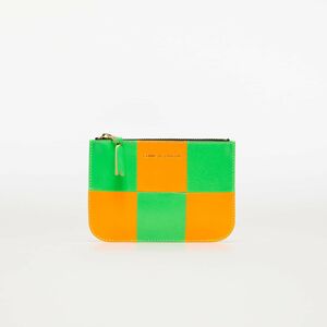 Comme des Garçons Fluo Squares Wallet Orange/ Green