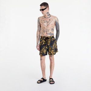 Versace Jeans Couture 50D Printed Garland Shorts Black/ Gold