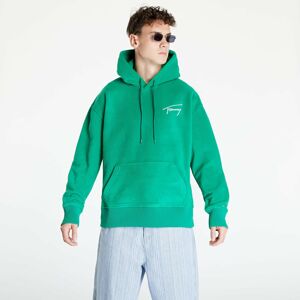 Tommy Jeans Relaxed Polar Signa Hoodie Green