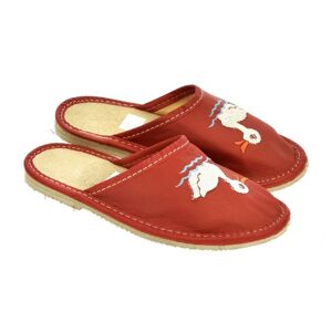 Detské červené papuče SIMA