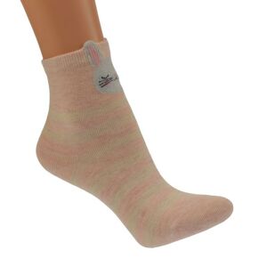 Ružovo-béžové ponožky TED